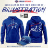 Buffalo Bills New Era Josh Allen Billustration Carging Potato Logo Hoodie
