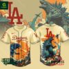 Los Angeles Dodgers Godzilla Baseball Jersey