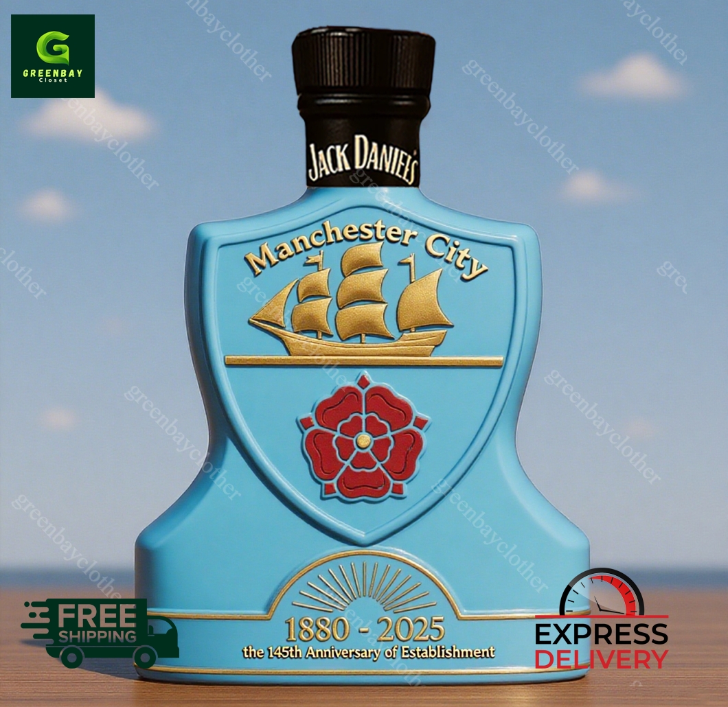 Manchester City 145th Anniversary 2025 Whisky Bottle