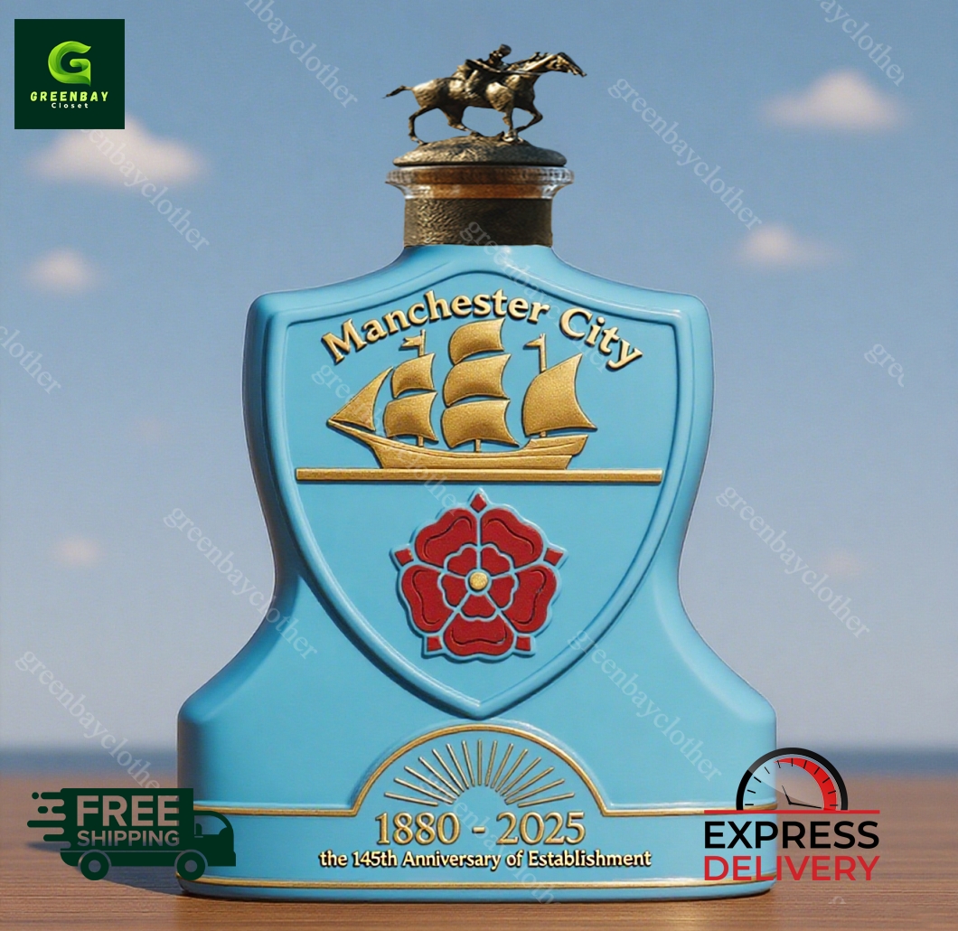 Manchester City 145th Anniversary 2025 Whisky Bottle Manchester City 145th Anniversary 2025 Whisky Bottle