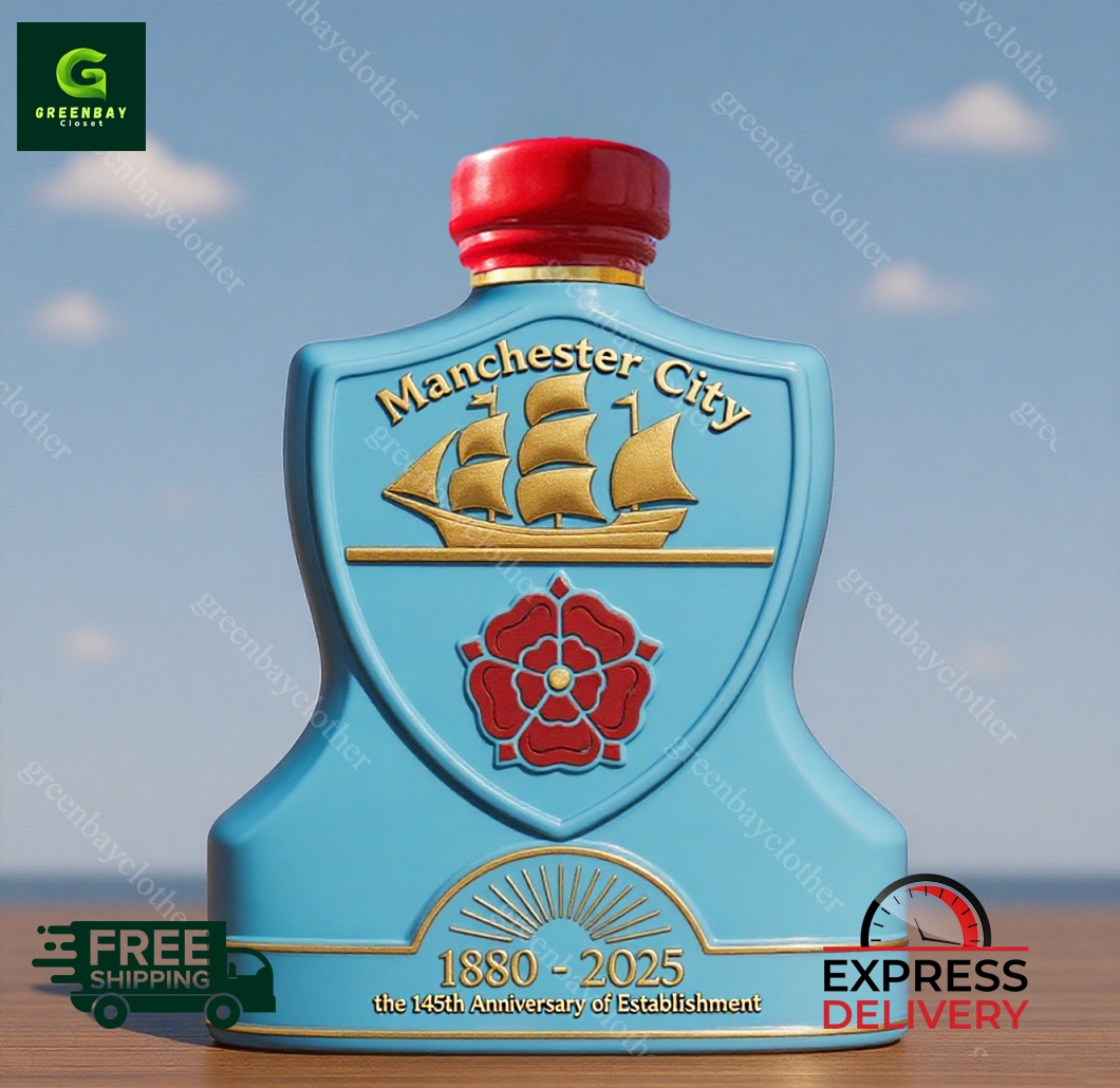 Manchester City 145th Anniversary 2025 Whisky Bottle Manchester City 145th Anniversary 2025 Whisky Bottle