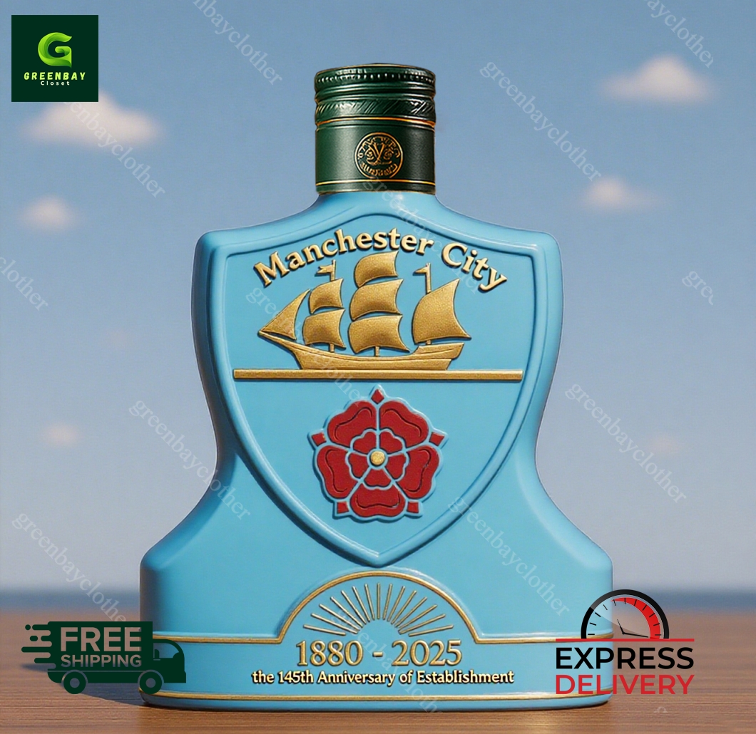Manchester City 145th Anniversary 2025 Whisky Bottle Manchester City 145th Anniversary 2025 Whisky Bottle