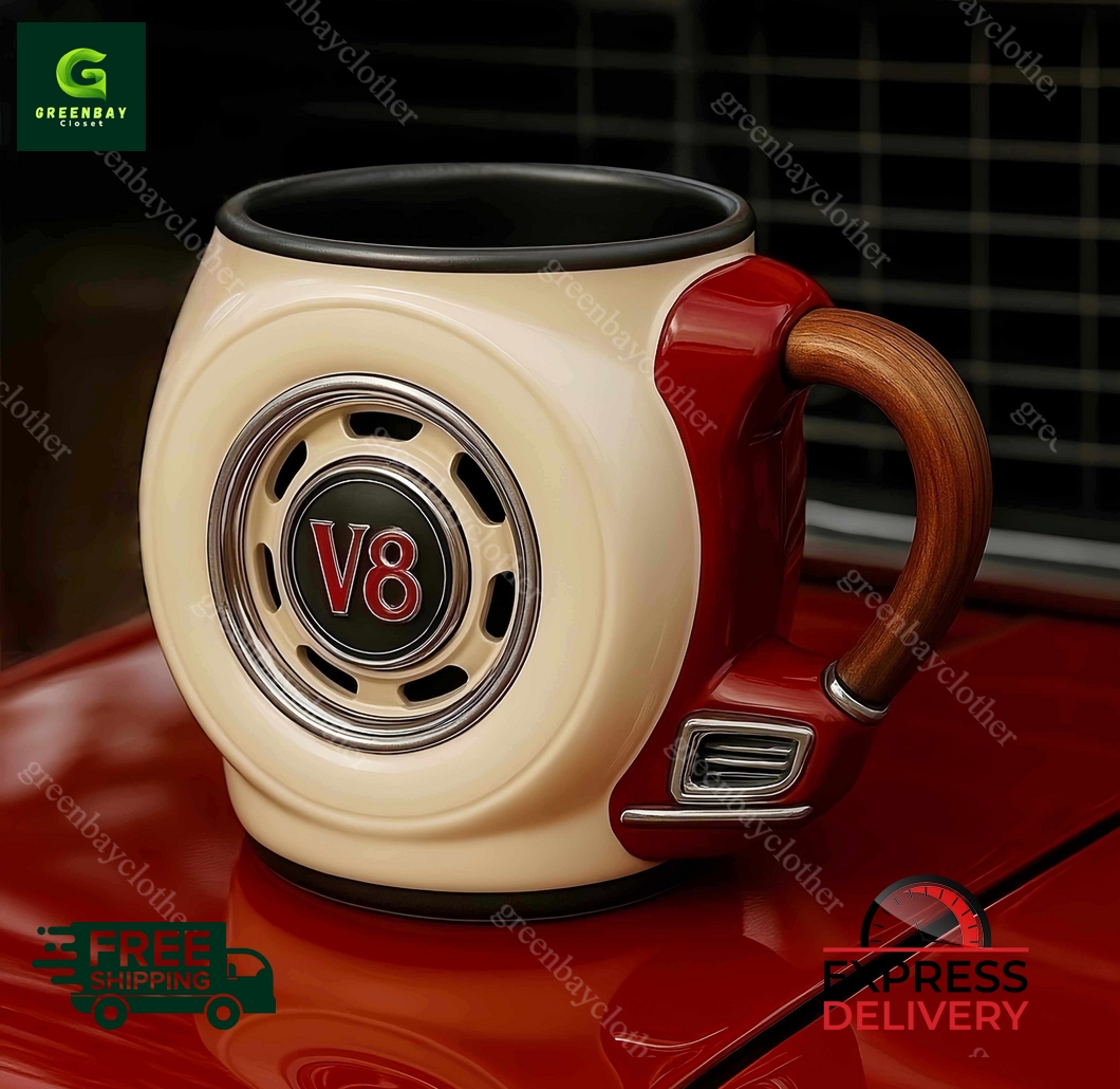 V8 1965 Ford Mustang Heritage Brake Caliper Mug