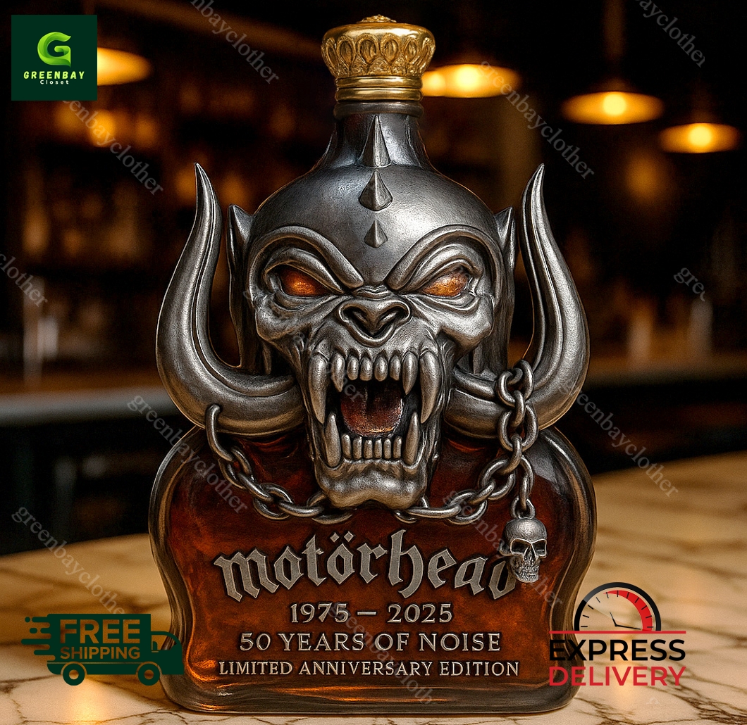 Motorhead 50 Years Of Noise Anniversary 2025 Whiskey Bottle