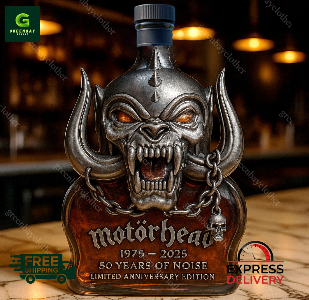 Motorhead 50 Years Of Noise Anniversary 2025 Whiskey Bottle