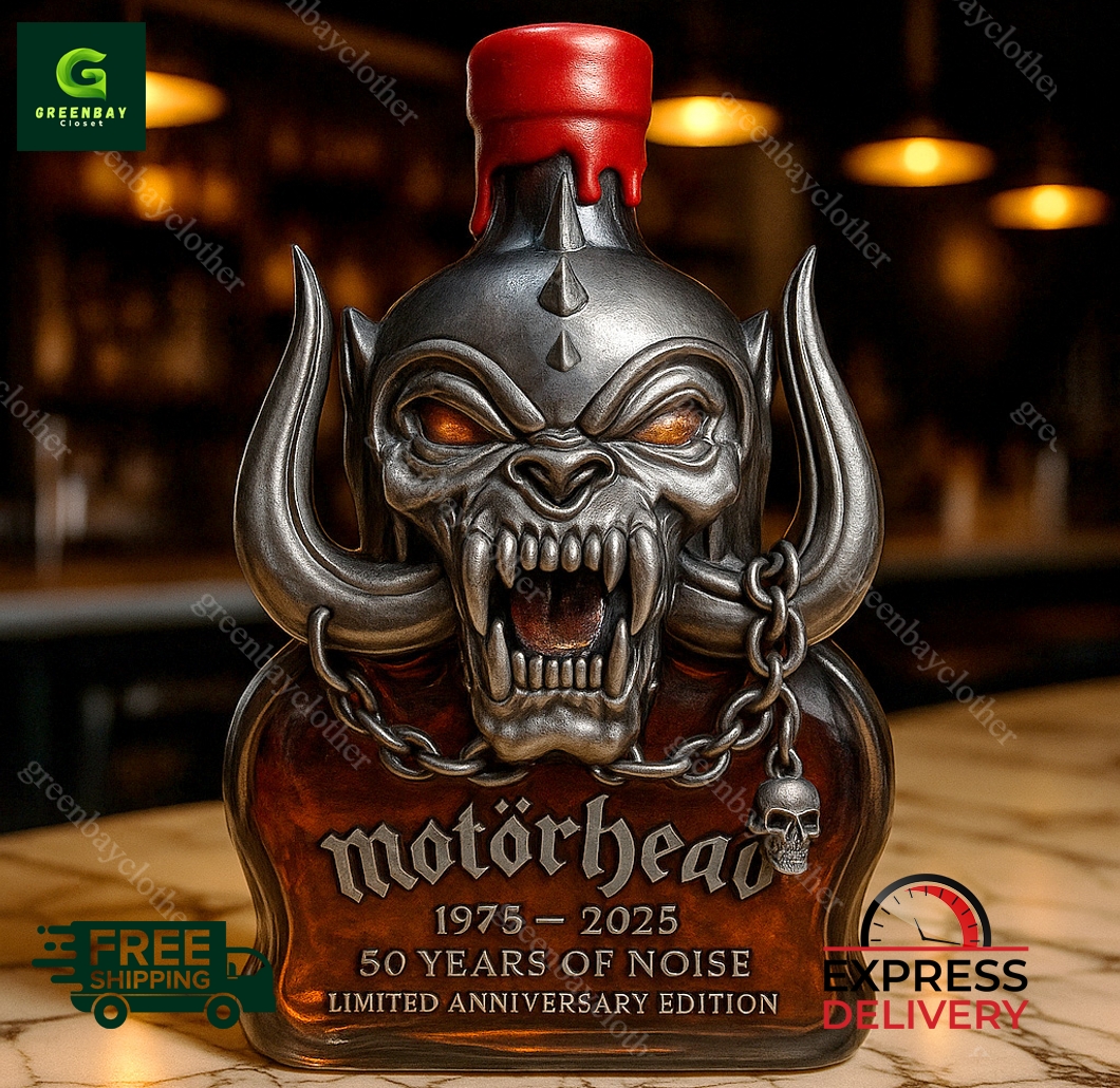 Motorhead 50 Years Of Noise Anniversary 2025 Whiskey Bottle Motorhead 50 Years Of Noise Anniversary 2025 Whiskey Bottle