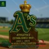 Oakland Athletics 9x World Series Champions Whiskey Bottle