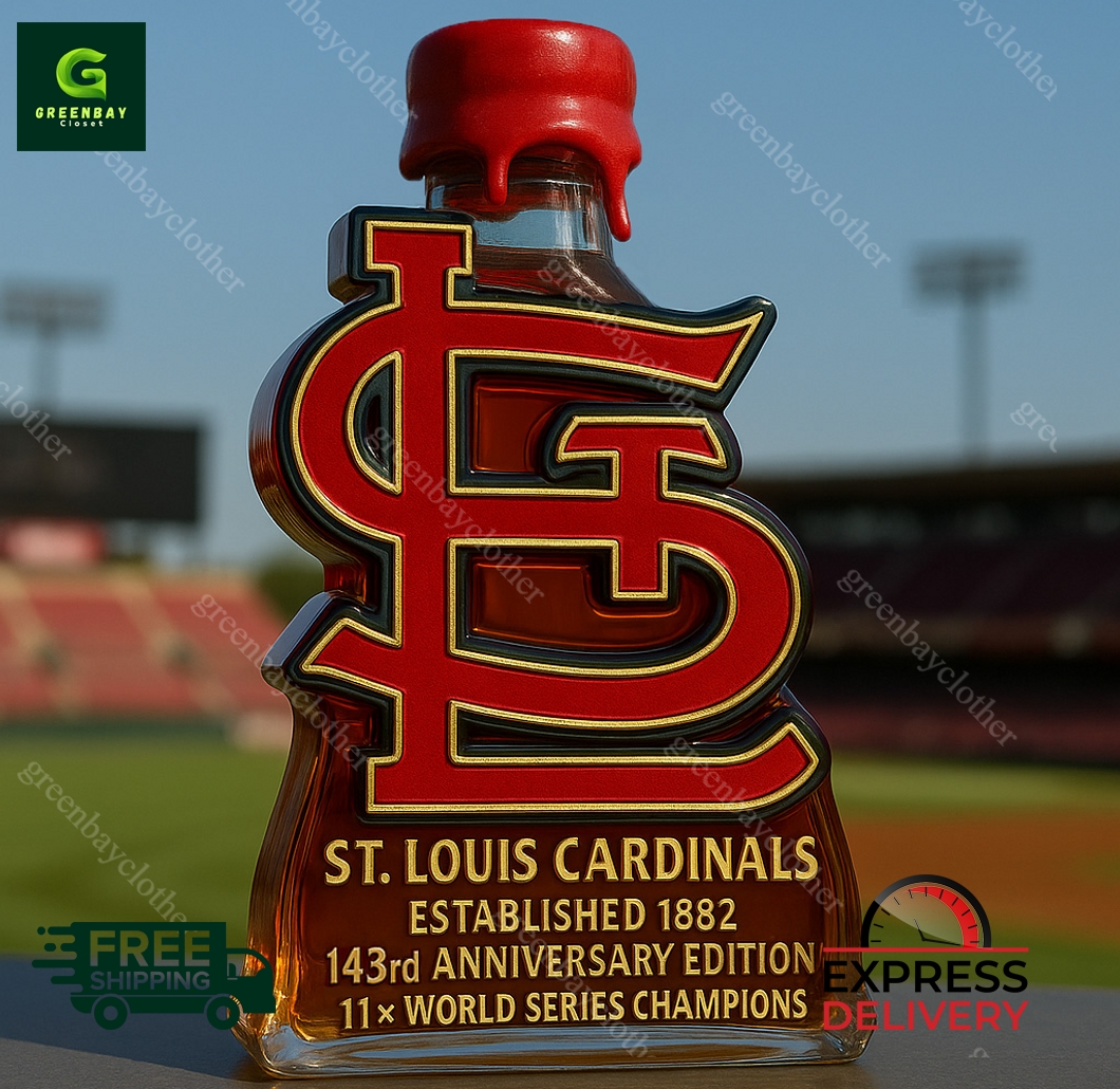 St. Louis Cardinals 11x World Series Champions Whiskey Bottle St. Louis Cardinals 11x World Series Champions Whiskey Bottle