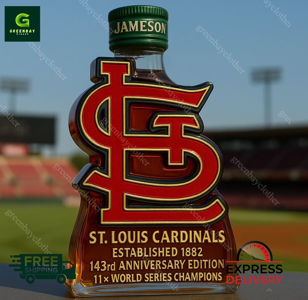 St. Louis Cardinals 11x World Series Champions Whiskey Bottle St. Louis Cardinals 11x World Series Champions Whiskey Bottle