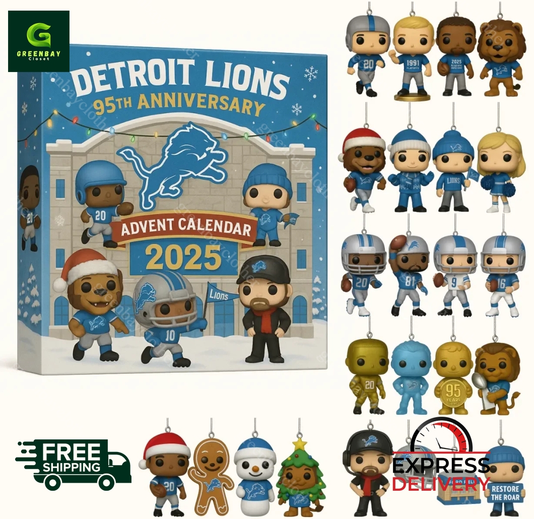 Detroit Lions 95th Anniversary 2025 Advent Calendar Detroit Lions 95th Anniversary 2025 Advent Calendar