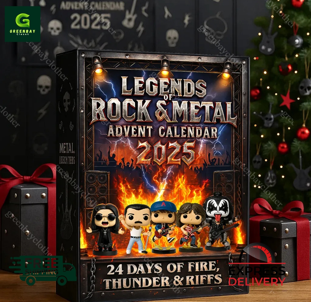 Legends of Rock & Metal Advent Calendar 2025 24 Days Of Fire Thunder & Riffs