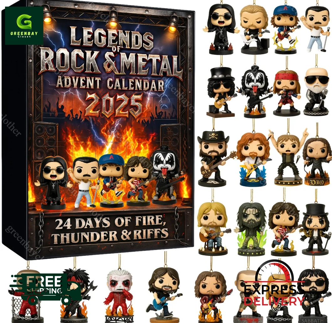 Legends of Rock & Metal Advent Calendar 2025 24 Days Of Fire Thunder & Riffs