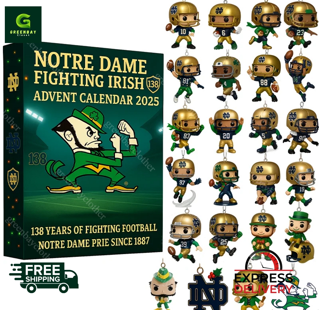 Notre Dame Fighting Irish 138th Anniversary Advent Calendar 2025