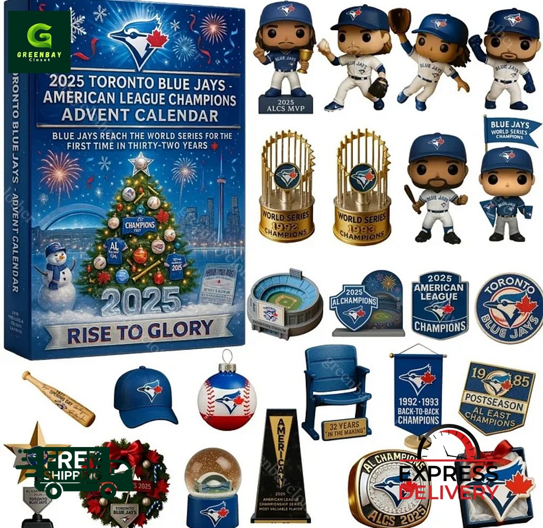 2025 Toronto Blue Jays American League Champions Advent Calendar