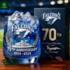Air Force Academy Falcons 70th Anniversary Whiskey Glass