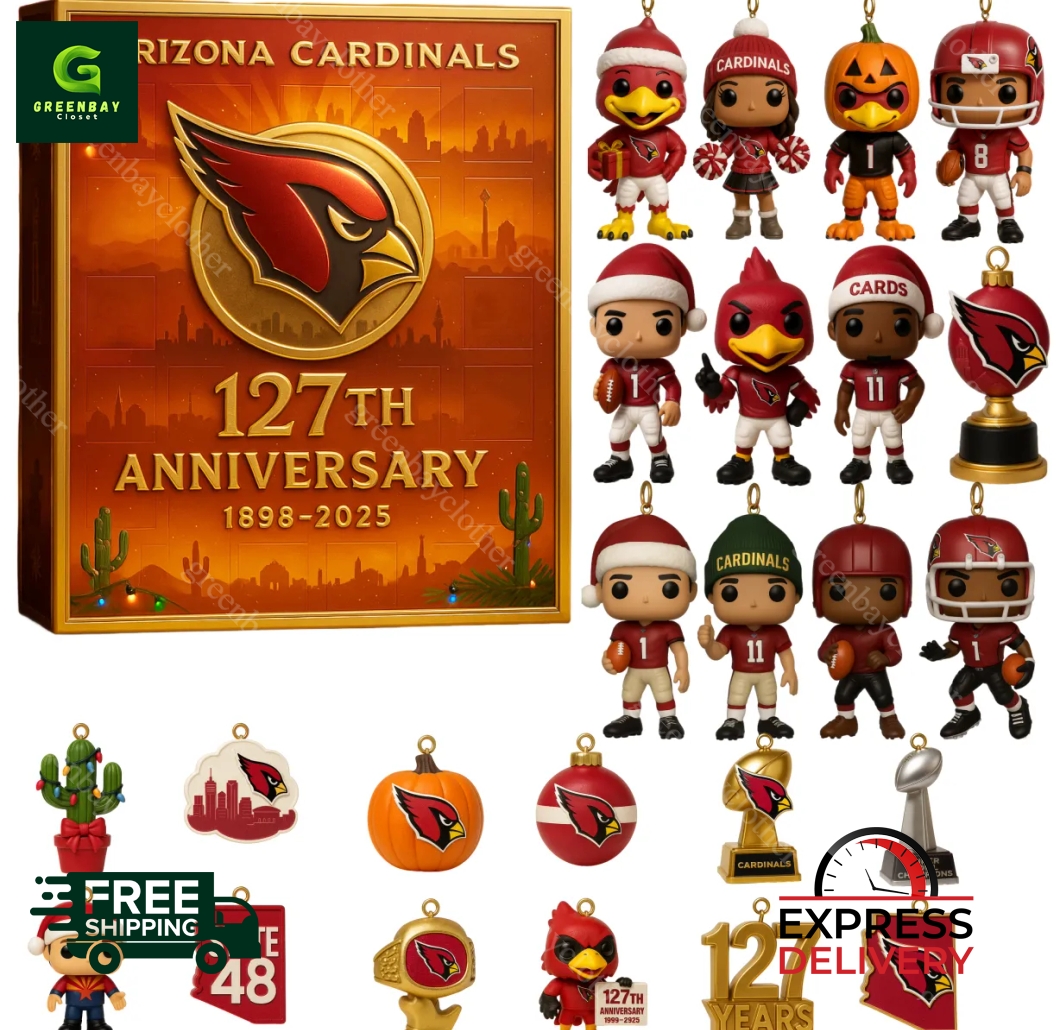 Arizona Cardinals 127th Anniversary Advent Calendar 2025