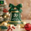 Athletics 56th Anniversary Christmas Bell Ornament