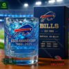 Buffalo Bills 65th Anniversary Whiskey Glass