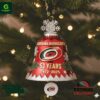 Carolina Hurricanes 53rd Anniversary Christmas Bell Ornament