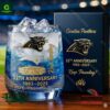 Carolina Panthers 32th Anniversary Whiskey Glass