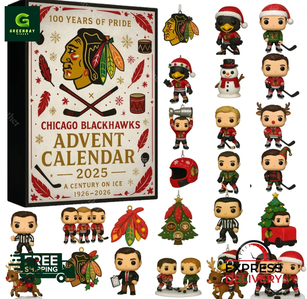 Chicago Blackhawks 100th Anniversary Advent Calendar