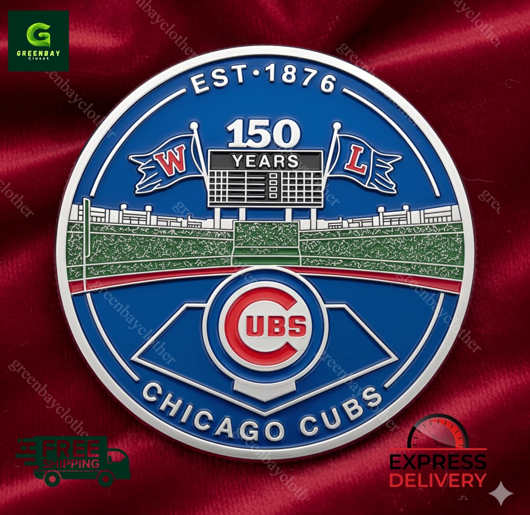 Chicago Cubs 150th Anniversary Commemorative Coin Chicago Cubs 150th Anniversary Commemorative Coin