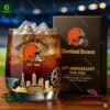 Cleveland Browns 80th Anniversary Whiskey Glass