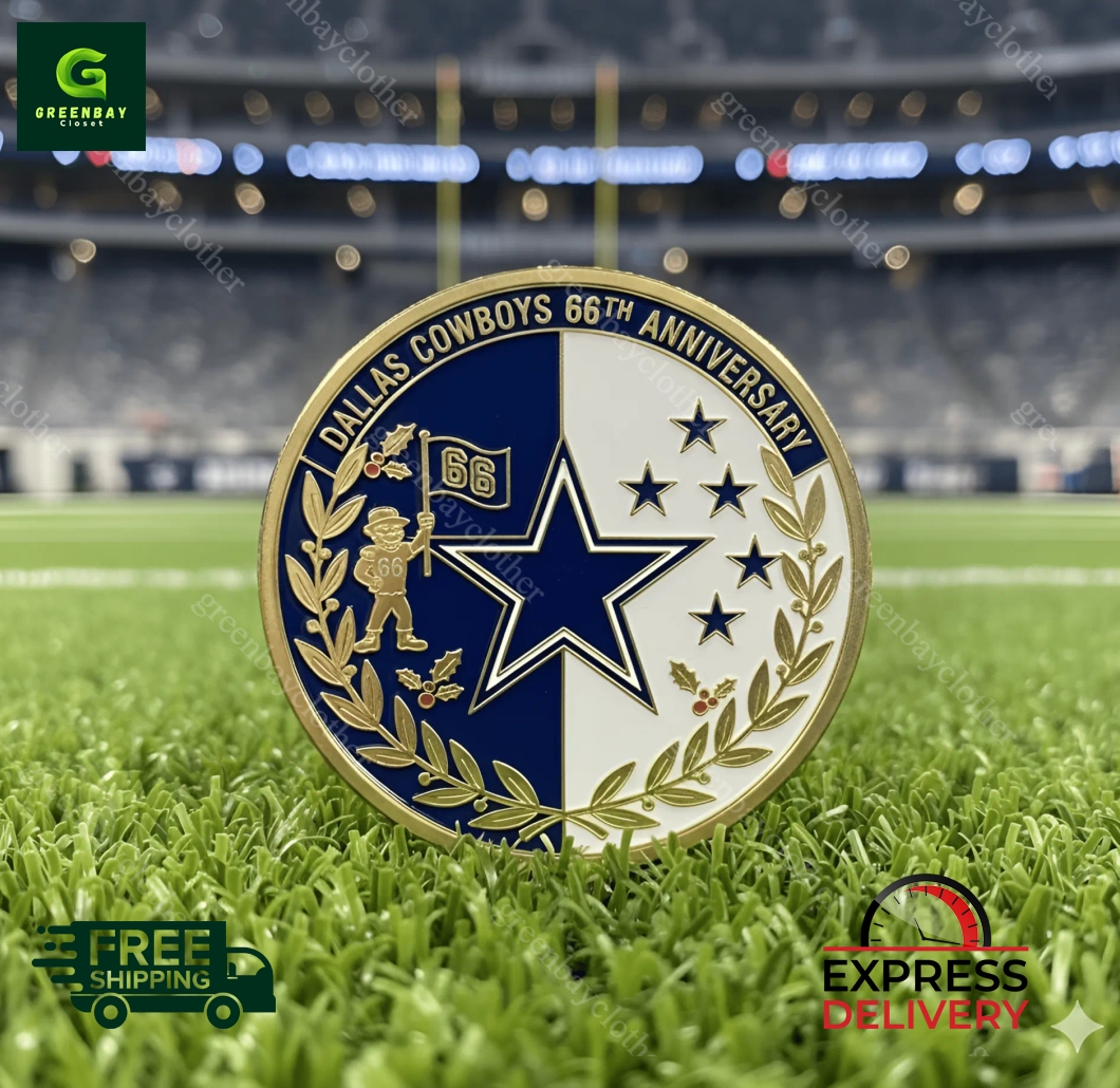 Dallas Cowboys 66th Anniversary Commemorative Coin Dallas Cowboys 66th Anniversary Commemorative Coin