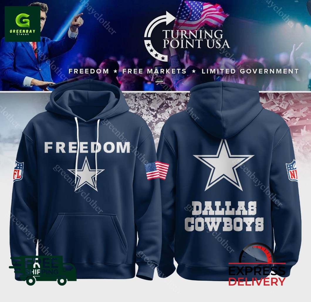 Dallas Cowboys Freedom Turning Point USA Hoodie Cap