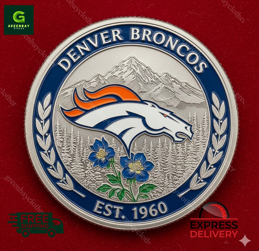 Denver Broncos 66th Anniversary Commemorative Coin Denver Broncos 66th Anniversary Commemorative Coin