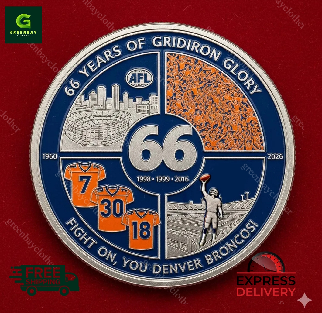 Denver Broncos 66th Anniversary Commemorative Coin