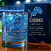 Detroit Lions 95th Anniversary Whiskey Glass