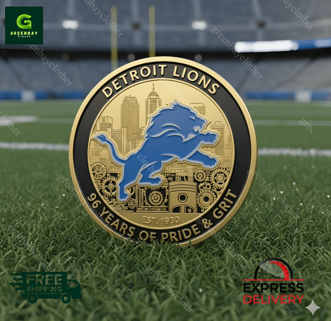 Detroit Lions 96th Anniversary Commemorative Coin Detroit Lions 96th Anniversary Commemorative Coin
