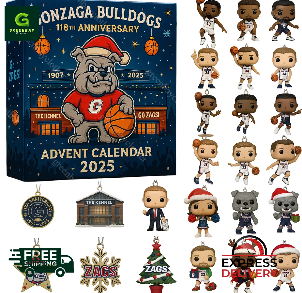 Gonzaga Bulldogs 118th Anniversary Advent Calendar 2025