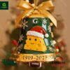 Green Bay Packers 106th Anniversary Christmas Bell Ornament