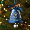 Houston Astros 60th Anniversary Christmas Bell Ornament