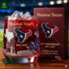 Houston Texans 26th Anniversary Whiskey Glass