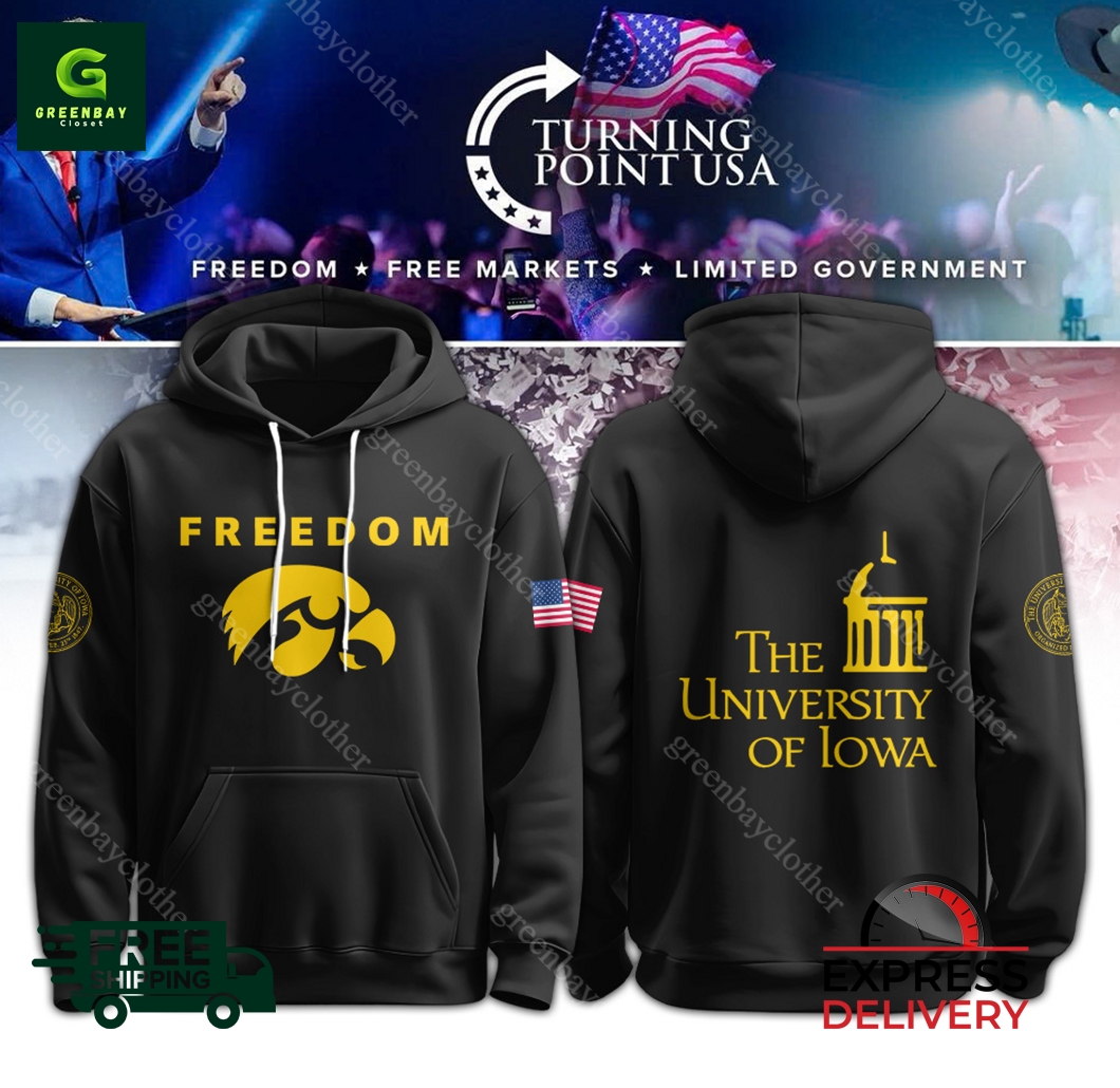 Iowa Campus Freedom Turning Point USA Hoodie Cap Iowa Campus Freedom Turning Point USA Hoodie Cap