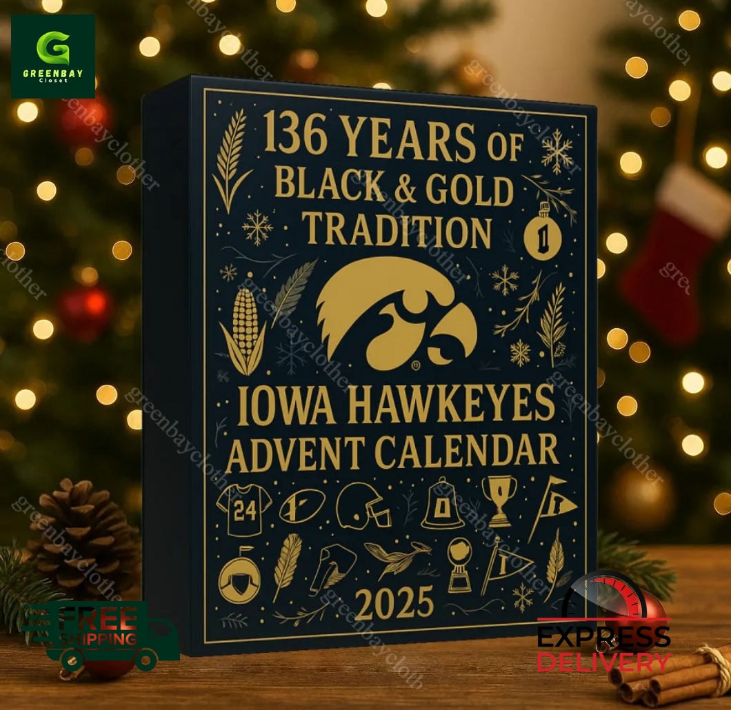 Iowa Hawkeyes 136th Anniversary Advent Calendar 2025