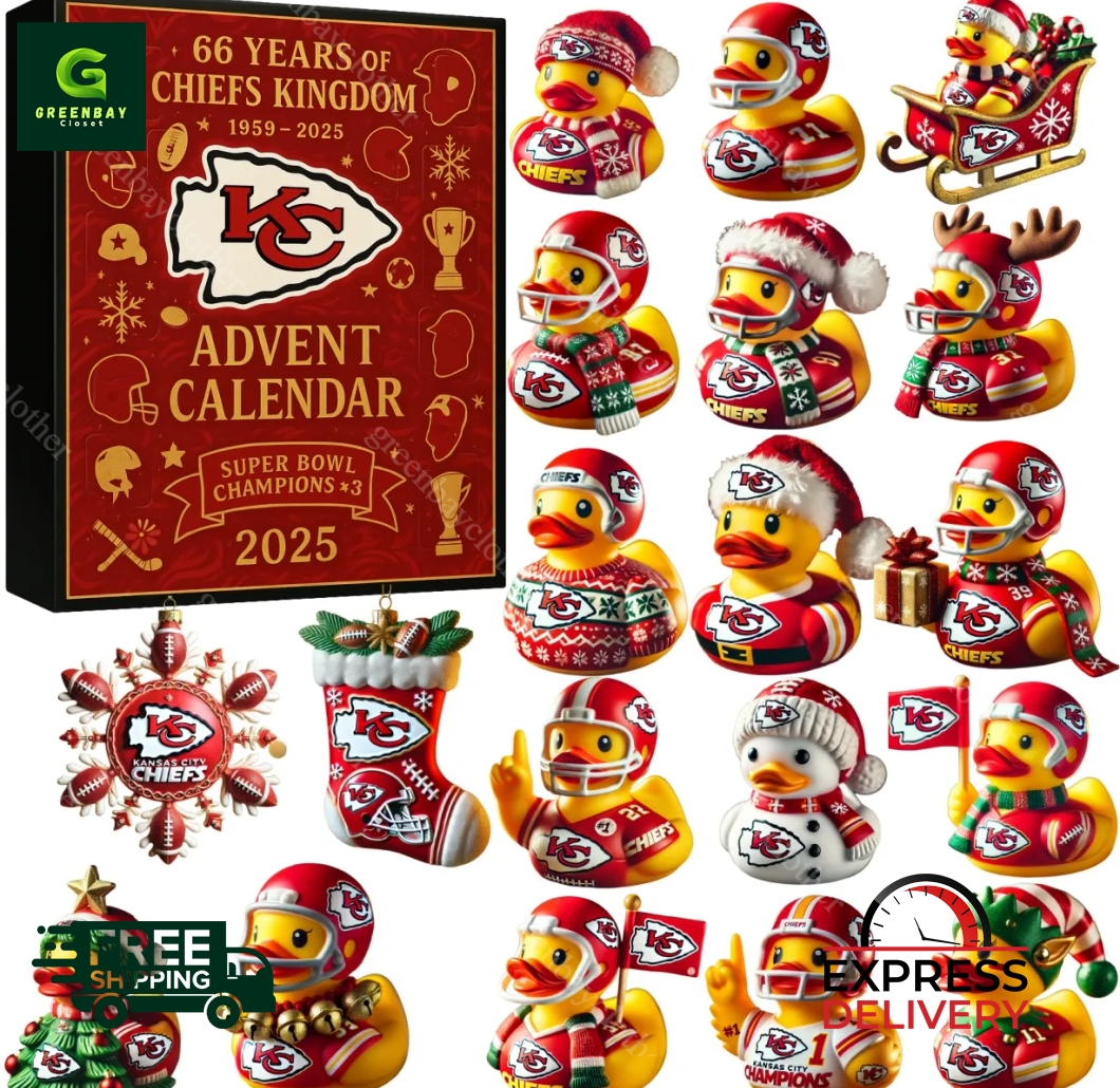 Kansas City Chiefs 66th Anniversary Advent Calendar 2025