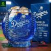 Los Ageles Dodgers World Champions Whiskey Glass