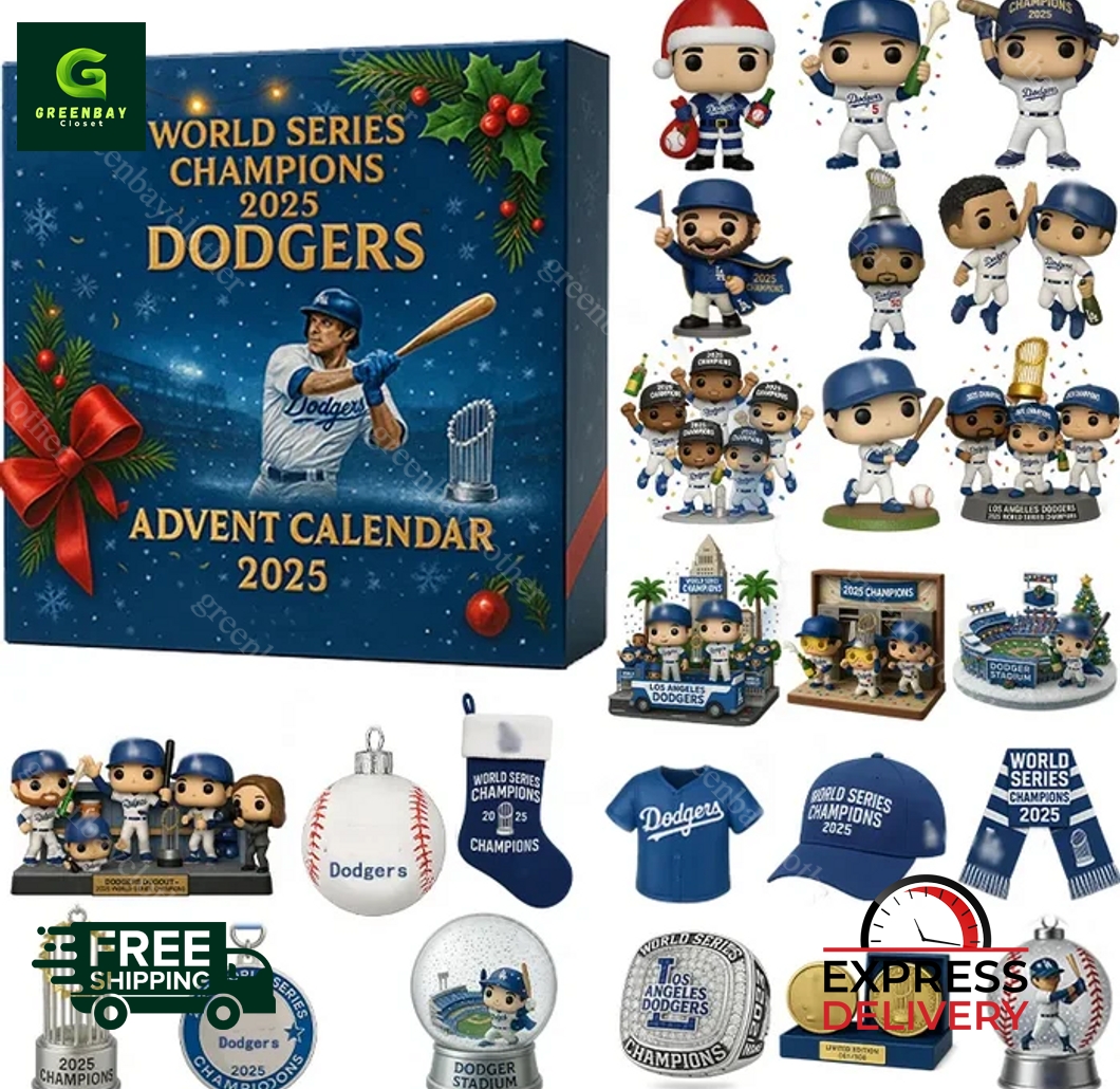 Los Angeles Dodgers World Series Champions 2025 Advent Calendar
