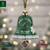 Michigan State University Student Union Building 100th Anniversary Christmas Bell Ornament