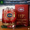 Montreal Canadiens 117th Anniversary Whiskey Glass