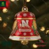 Nebraska Cornhuskers 135th Anniversary Christmas Bell Ornament