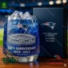 New England Patriots 66th Anniversary Whiskey Glass