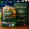 New York Jets 66th Anniversary Whiskey Glass