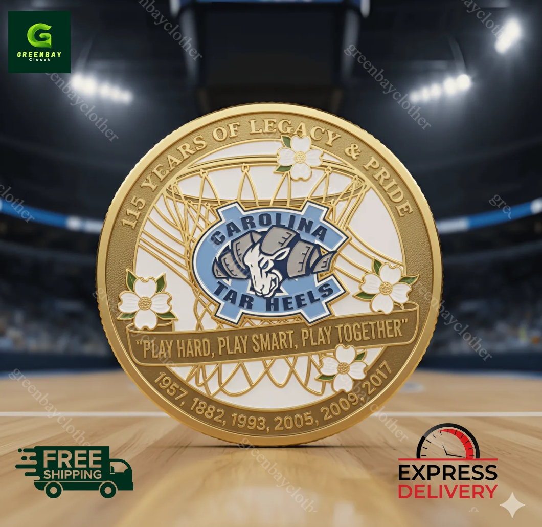 North Carolina Tar Heels 115th Anniversary Commemorative Coin
