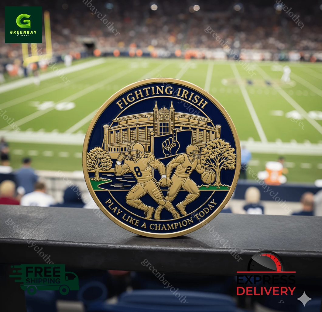 Notre Dame Irish Warriors 138th Anniversary Commemorative Coin Notre Dame Irish Warriors 138th Anniversary Commemorative Coin