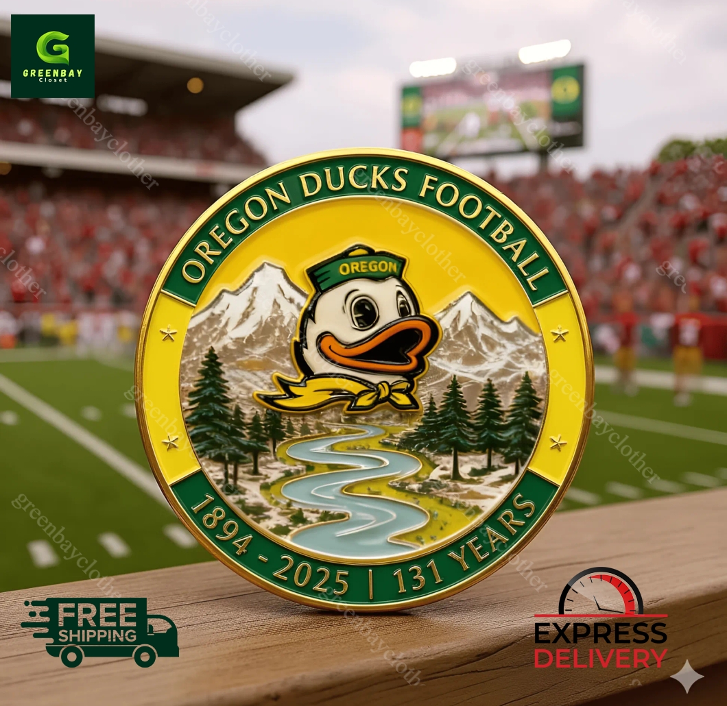 Oregon Ducks Football 131st Anniversary Commemorative Coin Oregon Ducks Football 131st Anniversary Commemorative Coin